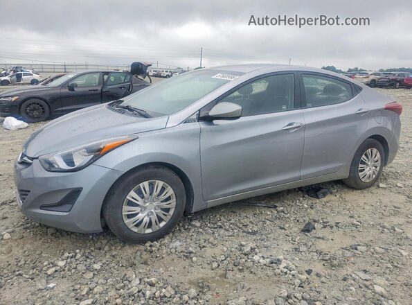 5NPDH4AE0GH686355 2016 HYUNDAI ELANTRA Gray 
