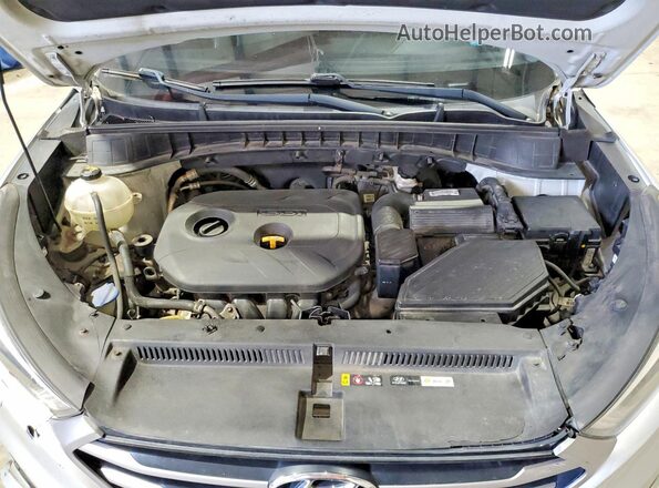 KM8J33A47HU376323 2017 HYUNDAI TUCSON Silver Вид наклейки з VIN-кодом