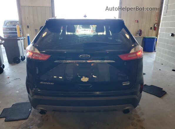 2FMPK4J90KBC09426 2019 FORD EDGE Black Widok wnętrza z przodu