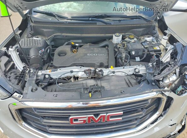 3GKALMEV9LL236827 2020 GMC TERRAIN Silver VIN კოდის სტიკერის ხედი