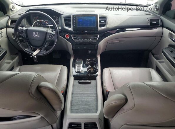 5FNYF6H98GB014733 2016 HONDA PILOT Silver 