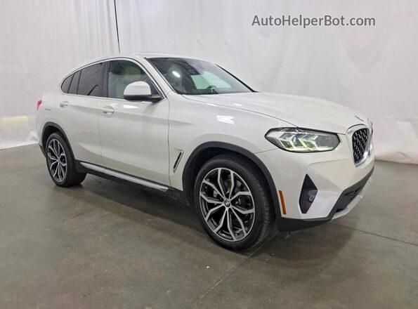 5UX33DT03N9K23609 2022 BMW X4 Белый Задняя левая четверть