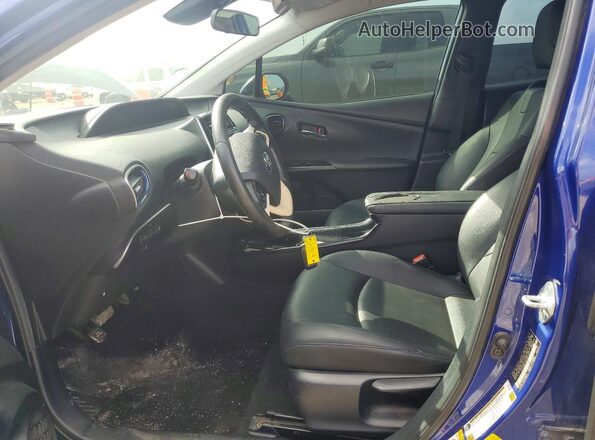 JTDKARFU9G3519710 2016 TOYOTA PRIUS Blue Vista del salpicadero