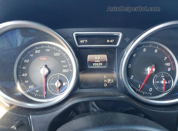 4JGDA5JB6GA803651 2016 MERCEDES-BENZ GLE Черный Вид задних сидений
