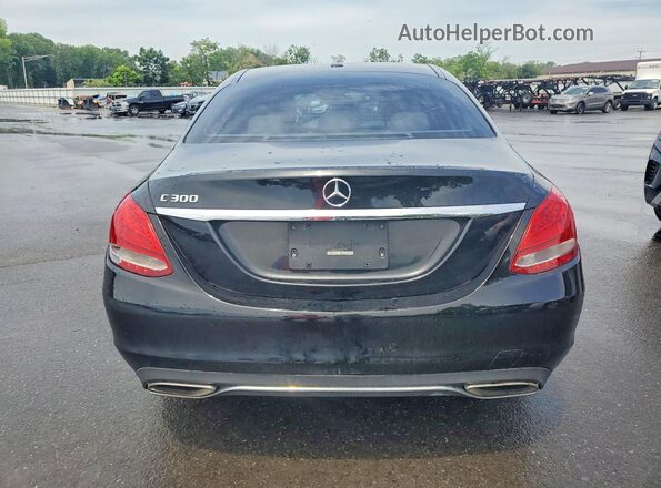 55SWF4JB4HU222472 2017 MERCEDES-BENZ C-CLASS Black Вид салону спереду