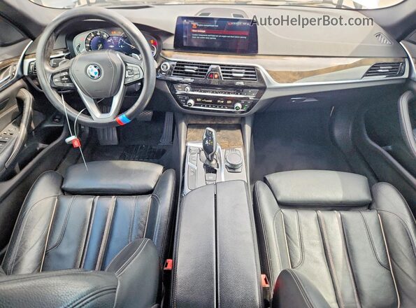 WBAJA5C56KG900673 2019 BMW 5 SERIES Silver 