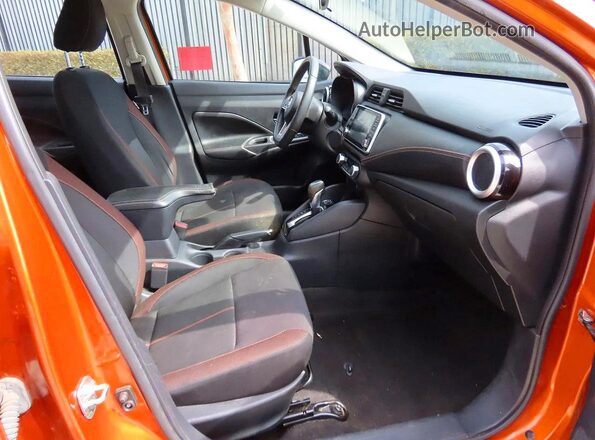 3N1CN8FV4NL852929 2022 NISSAN VERSA Orange Vista trasera