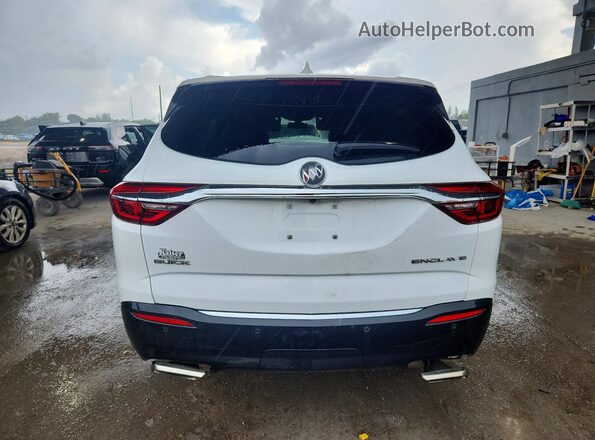 5GAERBKW2JJ216017 2018 BUICK ENCLAVE White Вид салону спереду