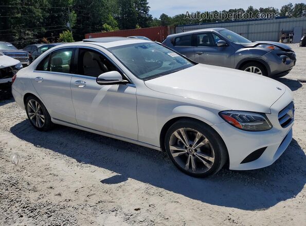 55SWF8DB1KU313810 2019 MERCEDES-BENZ C-CLASS White 