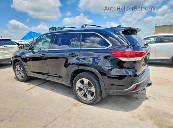 5TDDGRFH3KS054746 2019 TOYOTA HIGHLANDER Black Rear right