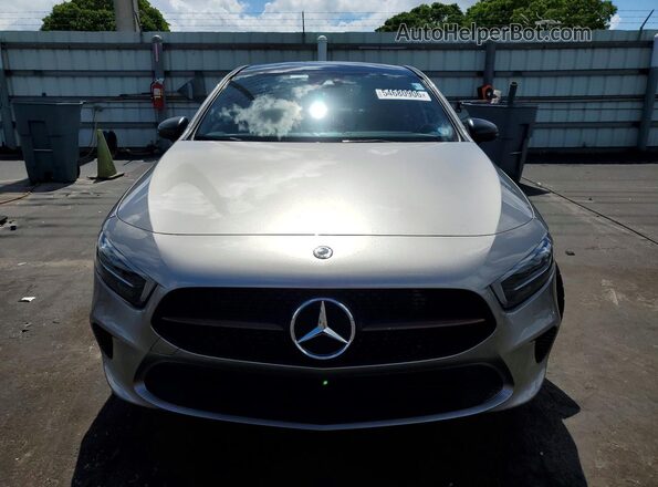 WDD3G4EB4KW017528 2019 MERCEDES-BENZ A-CLASS Серебряный Вид сзади