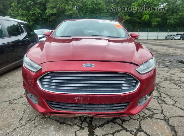 3FA6P0HD3GR295625 2016 FORD FUSION Red უკანა ხედი