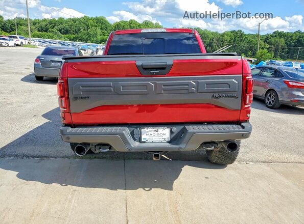 1FTFW1RGXJFB85431 2018 FORD F150 Red 