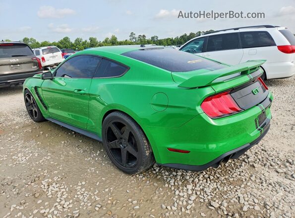 1FA6P8CFXK5116807 2019 FORD MUSTANG Зеленый Задняя правая четверть