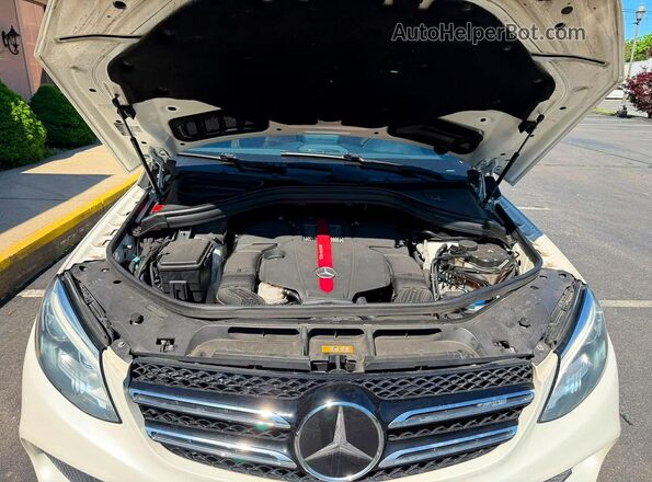 4JGDA6EB4JB018952 2018 MERCEDES-BENZ GLE-CLASS White Instrument cluster view