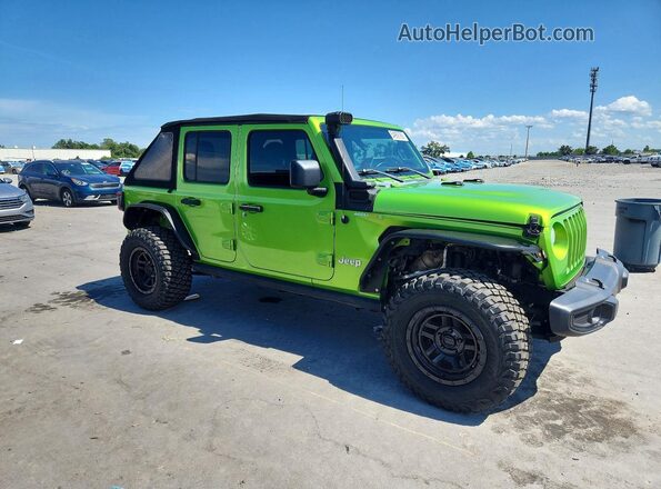 1C4HJXDG1JW317025 2018 JEEP WRANGLER Green 