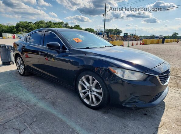 JM1GL1V5XH1112987 2017 MAZDA 6 Black Widok z przodu