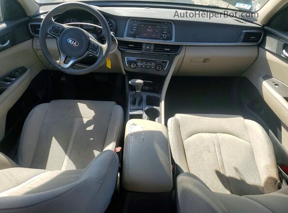 5XXGT4L37HG131701 2017 KIA OPTIMA Черный Вид щитка приборов
