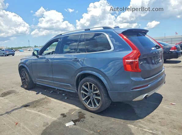YV4102XK7J1337944 2018 VOLVO XC90 Blue Задня права чверть