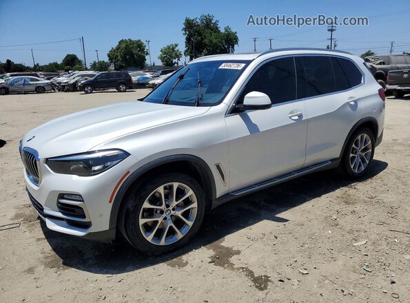 5UXCR6C54KLL38627 2019 BMW X5 White Հետևի ձախ