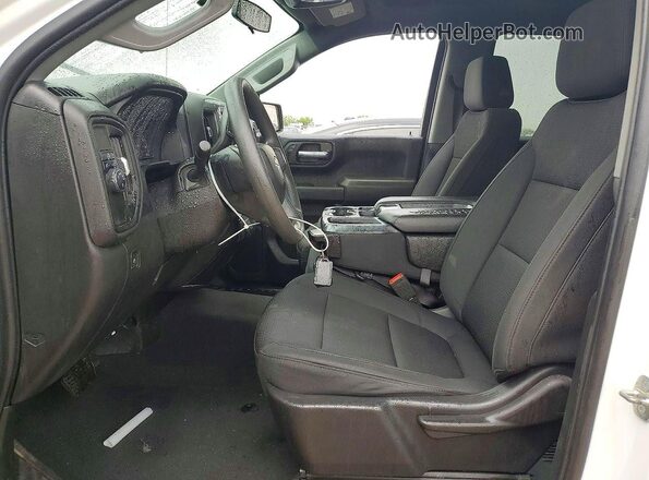 1GCPWBEK1NZ224514 2022 CHEVROLET SILVERADO White Առջևի վահանակի տեսք