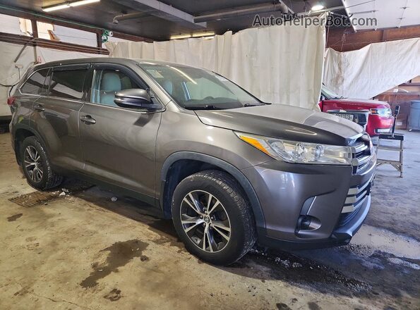 5TDBZRFH6KS704994 2019 TOYOTA HIGHLANDER Gray Front view