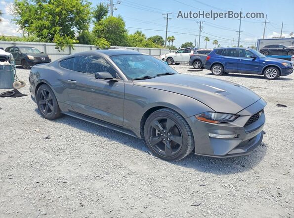 1FA6P8TH1M5125948 2021 FORD MUSTANG Gray Вид спереду