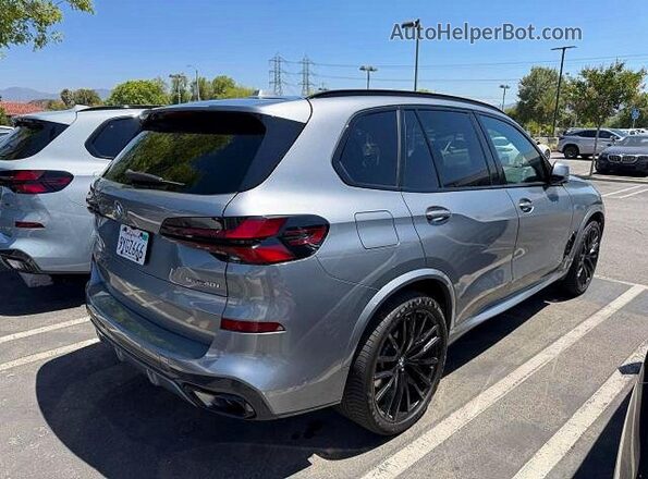 5UX13EU02S9X86691 2025 BMW X5 Серый Вид спереди