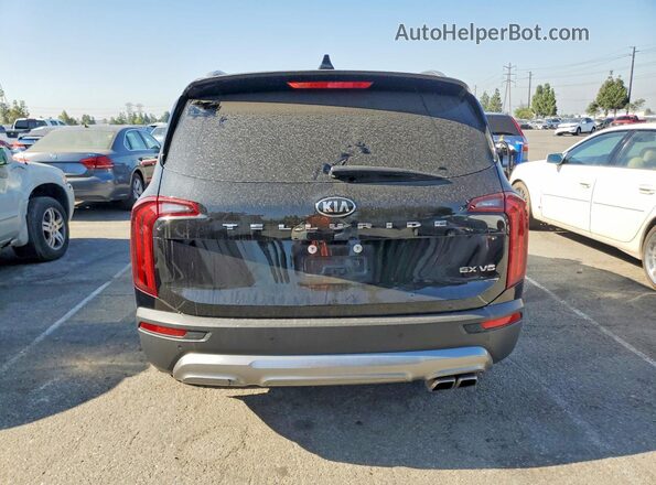 5XYP34HC1MG165535 2021 KIA TELLURIDE Black Front interior view