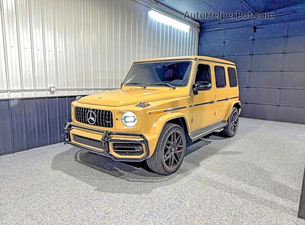 W1NYC7HJ5MX389465 2021 MERCEDES-BENZ G-CLASS Желто-коричневый Задняя правая четверть