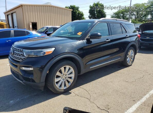1FMSK8FH0LGC02438 2020 FORD EXPLORER Black Tył lewy