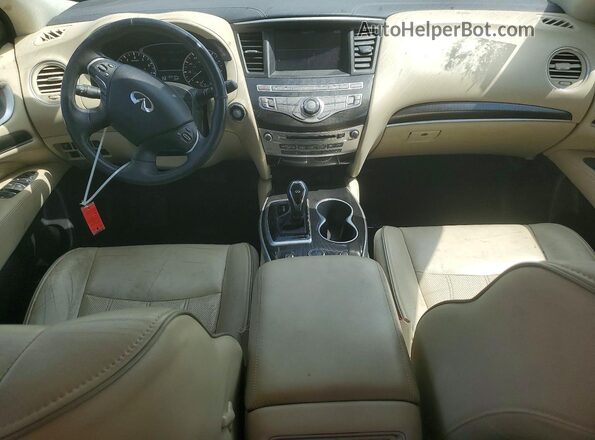 5N1DL0MM4HC554931 2017 INFINITI QX60 Белый Вид щитка приборов