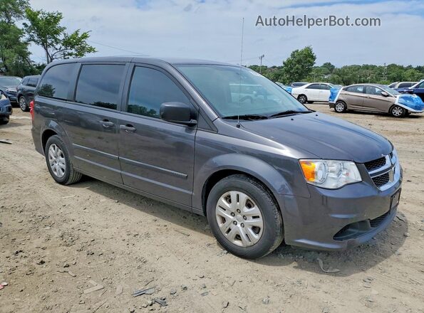 2C4RDGBG7GR252228 2016 DODGE CARAVAN Gray წინა ხედი