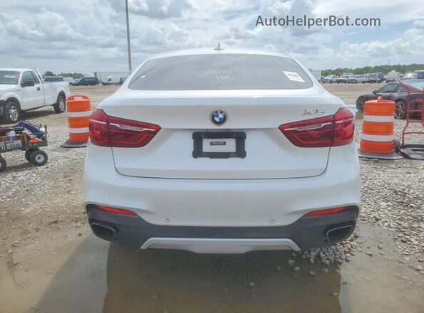 5UXKU6C53G0S82442 2016 BMW X6 White წინა სალონის ხედი