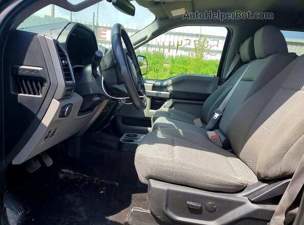 1FTEW1E48KFC20962 2019 FORD F150 Black Vista del salpicadero