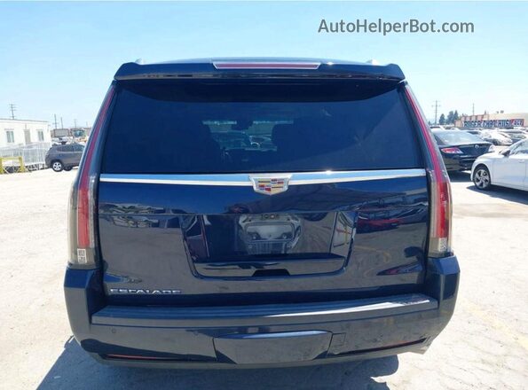 1GYS4CKJ2KR103353 2019 CADILLAC ESCALADE Blue Հետևի նստատեղերի տեսք