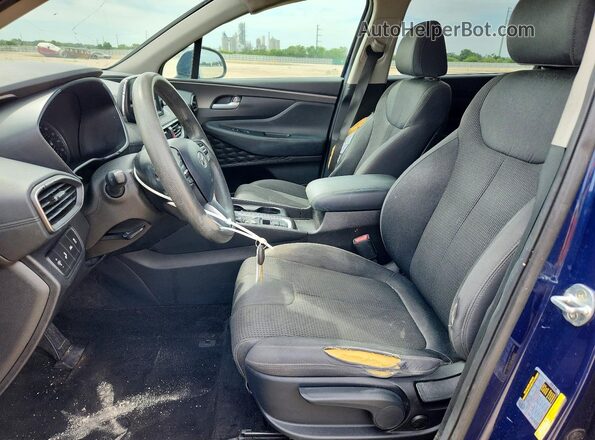 5NMS23AD3KH012328 2019 HYUNDAI SANTA Blue Dashboard view
