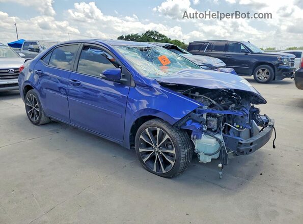 5YFBURHEXKP925363 2019 TOYOTA COROLLA Blue Front view