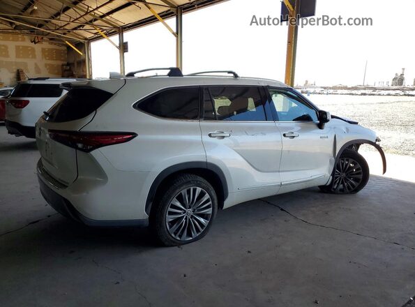 5TDEBRCH7LS002884 2020 TOYOTA HIGHLANDER White Передня права чверть