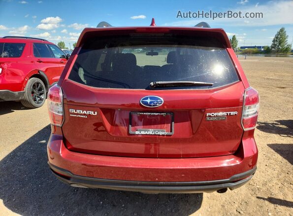 JF2SJCHC7GH446309 2016 SUBARU FORESTER Red Սալոնի դիմացի տեսք