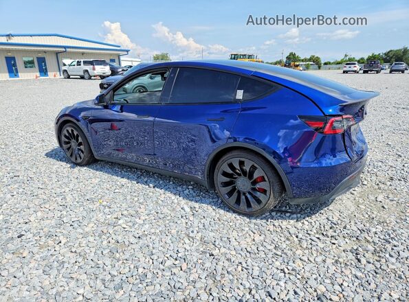 7SAYGDEF3NF372818 2022 TESLA MODEL Blue 
