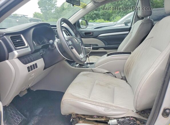 5TDBKRFHXGS307722 2016 TOYOTA HIGHLANDER Silver 