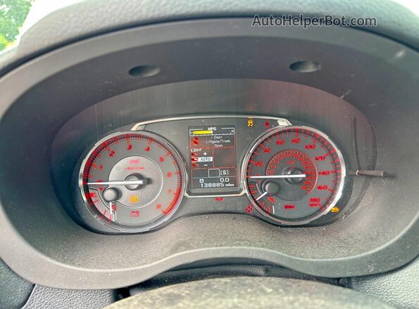 JF1VA2M63H9808062 2017 SUBARU WRX Gray Սարքավորումների վահանակի տեսք