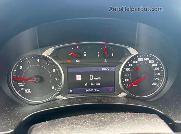 3GKALMEV1KL163435 2019 GMC TERRAIN Charcoal Widok zestawu wskaźników