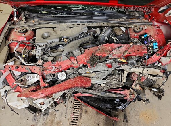 4T1S11AK7NU031432 2022 TOYOTA CAMRY Red Սալոնի հետևի տեսք