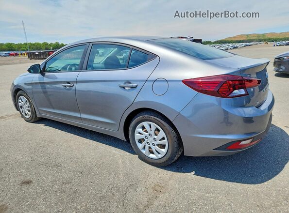 5NPD74LF4KH435338 2019 HYUNDAI ELANTRA Gray 