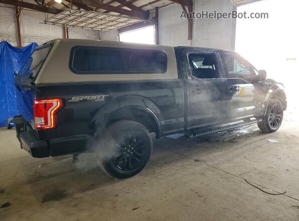 1FTFW1EG4GKE35185 2016 FORD F150 Black Delantero derecho