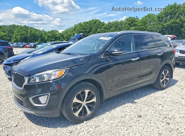 5XYPH4A13HG258797 2017 KIA SORENTO Black Trasero izquierdo
