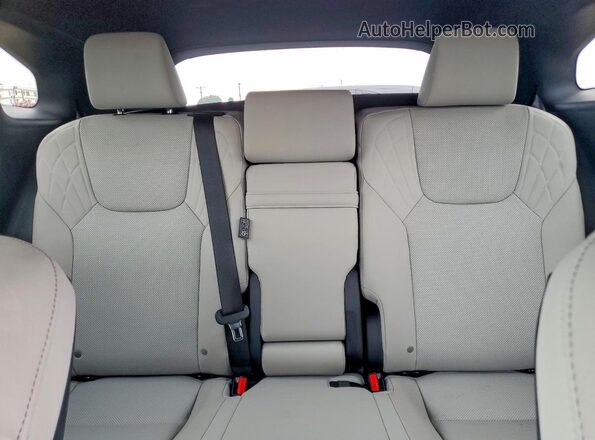 2T2BAMBA5RC034744 2024 LEXUS RX Burgundy Rear interior view