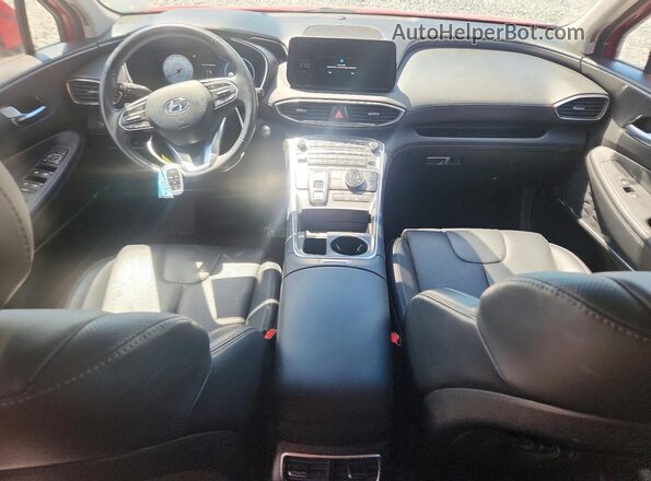 5NMS3DAJ1PH513394 2023 HYUNDAI SANTA Red Vista del cuadro de instrumentos